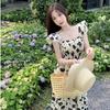 2026 Super Fairy Mori Dress Summer New Small Flying Sleeves Sweet Temperament Gentle Wind French Floral Medium and Long Dress