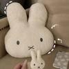 Kawaii Anime Miffy Rabbit Doll Cute Cartoon Super Soft Plush Toy Bed Throw Pillow Super Sofa Cushion A Birthday Gift For Girls