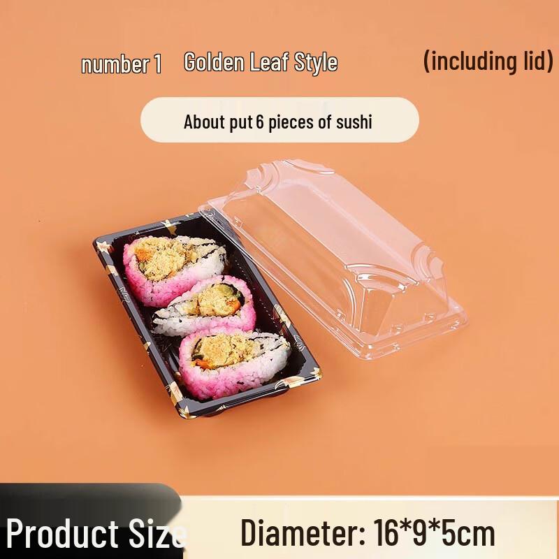 

Disposable Japanese Print Sushi Takeout Boxes