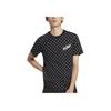 Nike T-shirt Casual a Manica Corta Girocollo a Pois da Uomo Top Nero AJ3709-010
