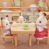 EPOCH Sylvanian Families Doll/Furniture Set [Big House with Red Roof Furniture Set -Kotokoto Cooking-] SE-210 ST Mark Certification 3 Years Old and Up
