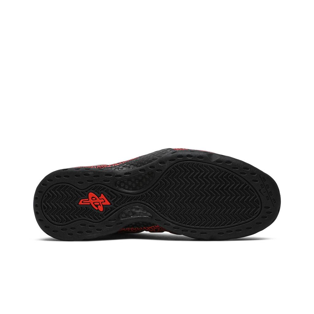 Nike Air Foamposite One 'Cracked Lava' (Unisex) Black / Total Crimson / Bright Crimson Basketball Shoes 314996 014