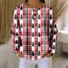 Women's Casual Shirts Long Sleeve Tops Button Up V Neck Loose Knit Fall Favorites For Women