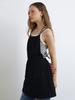 Anout Detachable Cotton Maxi Dress Black