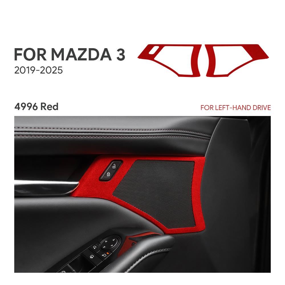 Top Suede Trim LHD RHD Sticker For Mazda 3 Axela BP 2019 2020 2025 2025 2025 2025 2025 Car Door Horn Button Frame Accessories