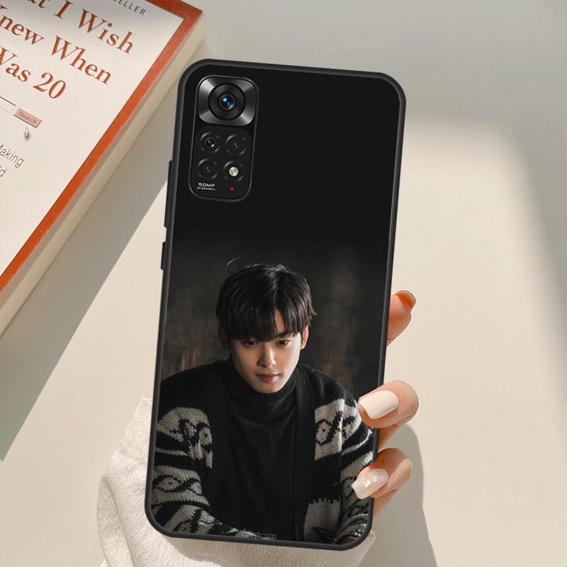 Cha Eun Woo Korean Actor Singer Case For Xiaomi Redmi Note 10 8 9 11 Pro 8T 9S 10S 11S Redmi 10C 9C 9A 9T K50 K40 Gaming