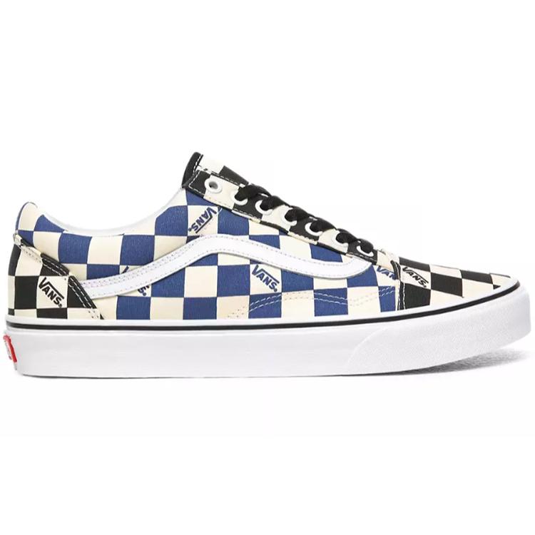Old Skool Vans 'Big Check Black Navy' VN0A4U3BWRT