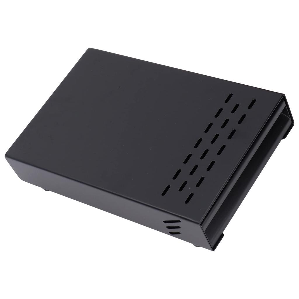 Stainless Steel Rubber Knock Box Drawer for Espresso Coffee, Thickening Coffee Residue Powder, Suitable for Home and Shop Use (Black LR063682)