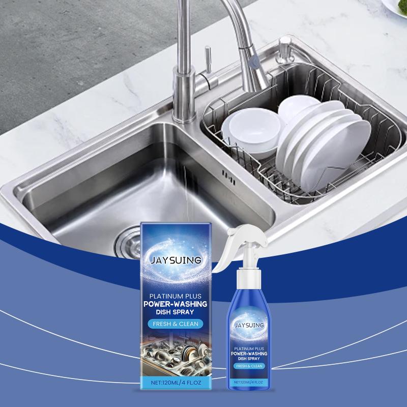 Mild Dishwashing Spray - For Kitchenware & Tableware, Grease Removal & Decontamination, Clean & Bright