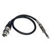 6.35mm to XLR Female Unbalanced Microphone Cable, Audio Mixer Cable - Available in 1.5m/3m/5m/10m Lengths