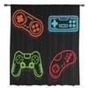 Video Game Art Handle Decoration Tulle Curtains For Living Room Kitchen Sheer Voile Curtain Bedroom Window Panels