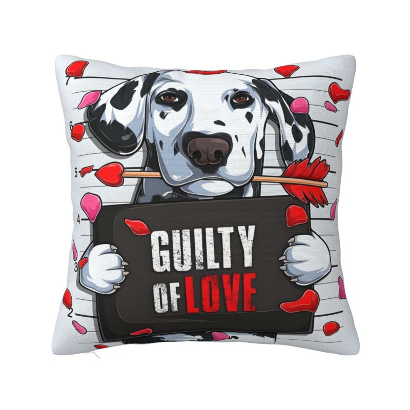 Custom Cartoon Dalmatians Disney Cushion Cover 101 Anime Kawaii Dog Velvet Nordic Throw Pillow Case Home Decor