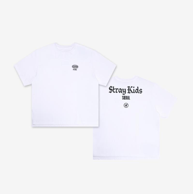 (Předobjednávka) Stray Kids Tričko SEOUL Ver. - SKZOO Všude Kolem Celého Světa