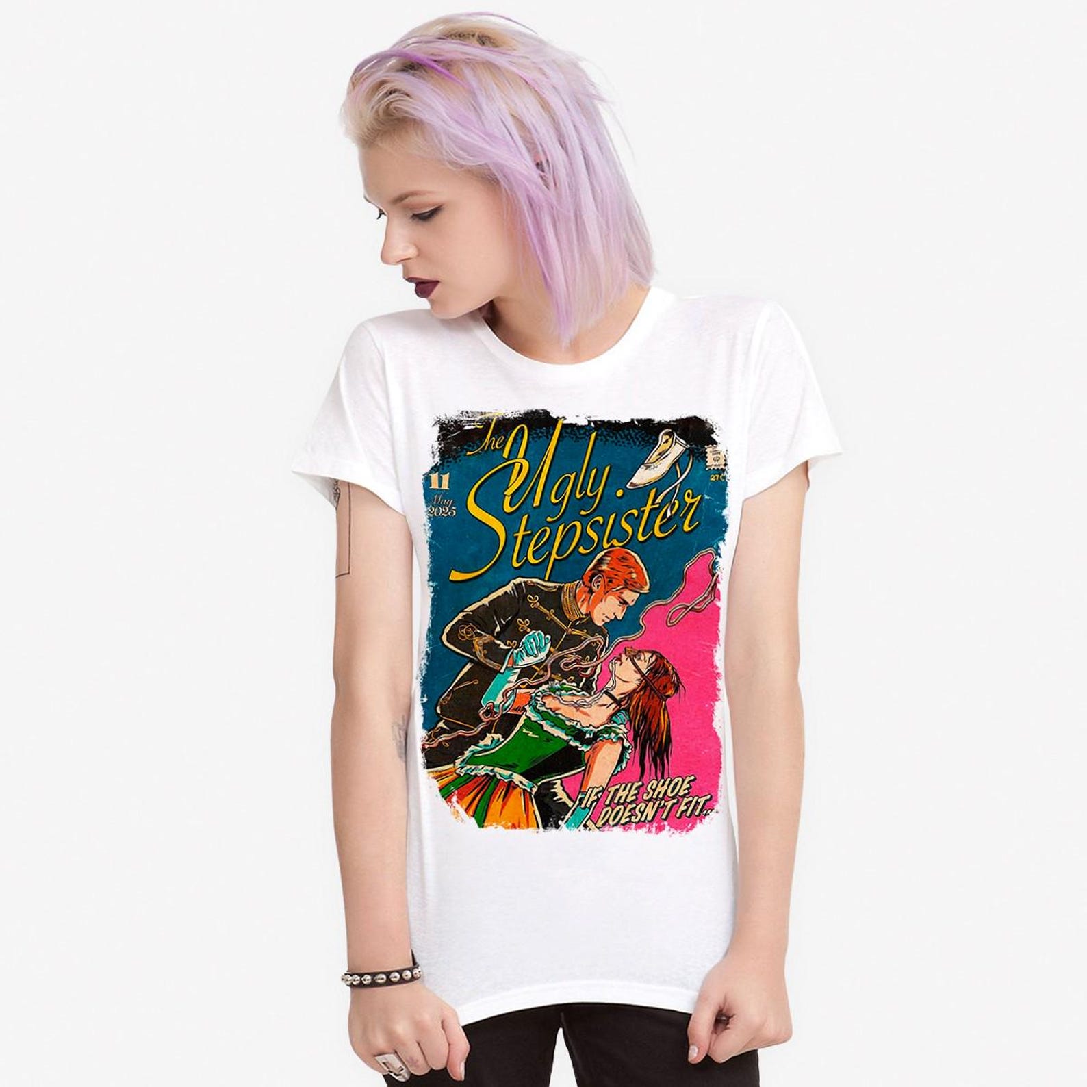 The Ugly Stepsister Art T-Shirt, Men s Women s Sizes (MOV-020331) S
