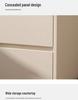 Modern Cream Leather Bedside Table - No Installation Needed