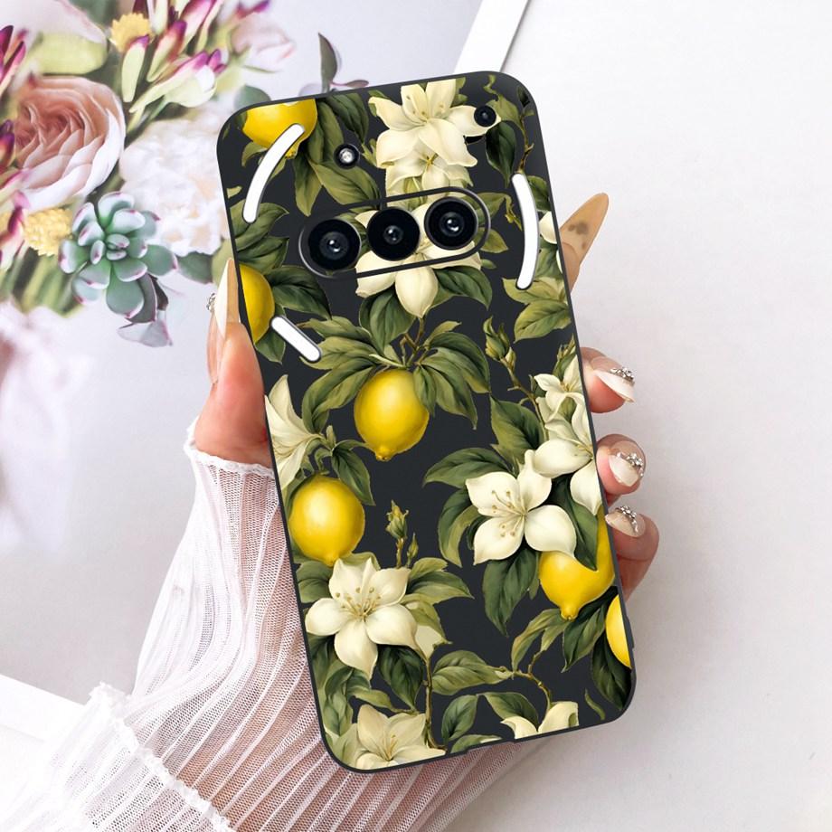 For Nothing Phone (3a) Pro (2a) Plus (1) Phone Case Luxury Flower Butterfly Cartoon Bow Pattern Back Cover Soft TPU Silicone Bag