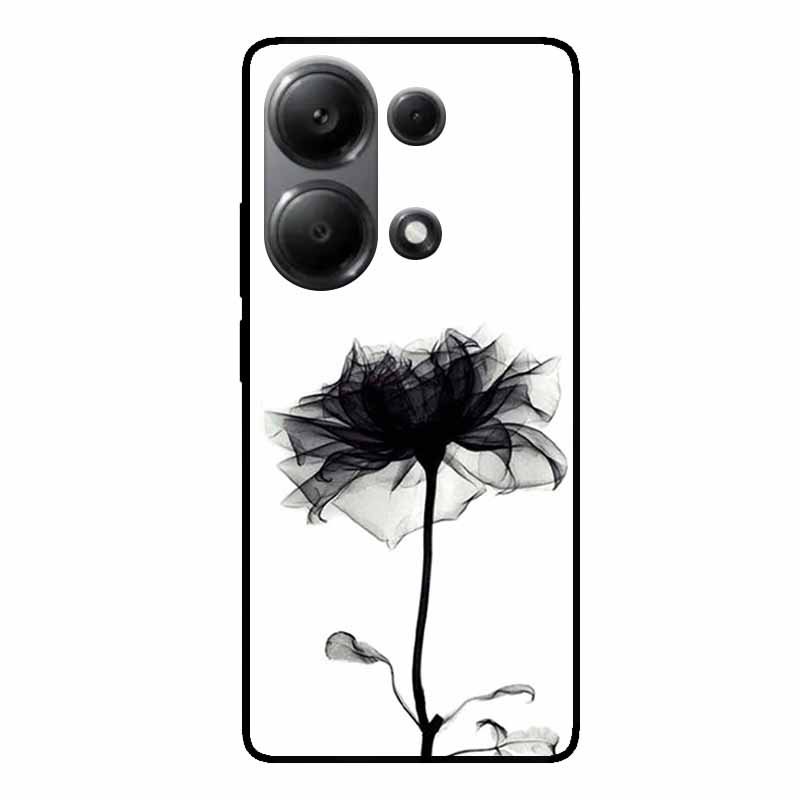For Xiaomi Poco M6 Pro Cases Poco F6 Pro M6 4G 5G Poco X6 X5 PRO Black Soft TPU Silicone Phone Covers for Xiaomi Poco M6 5G 5G
