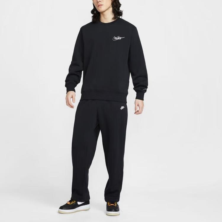 Nike Sweatshirts Men's Black Crew Neck Moderate Other IF0680-010