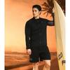 Men S raSh Guard Set Regular Fit  A6bm1pc02 Blk 