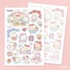 Korean Cute Bear Cartoon Stickers – Waterproof DIY Decoration Stickers