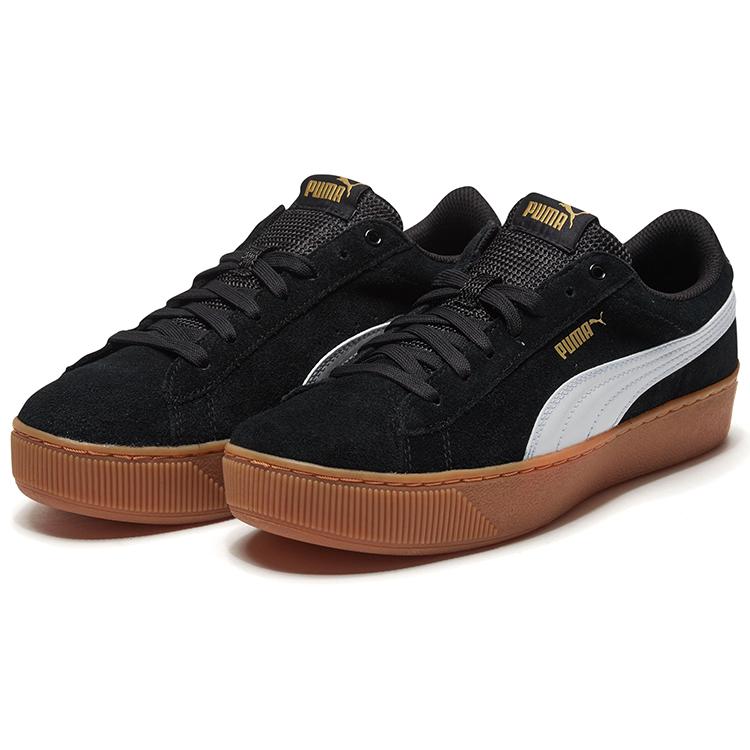 New PUMA Vikky Platform 'Black And White' Women's 363287-10