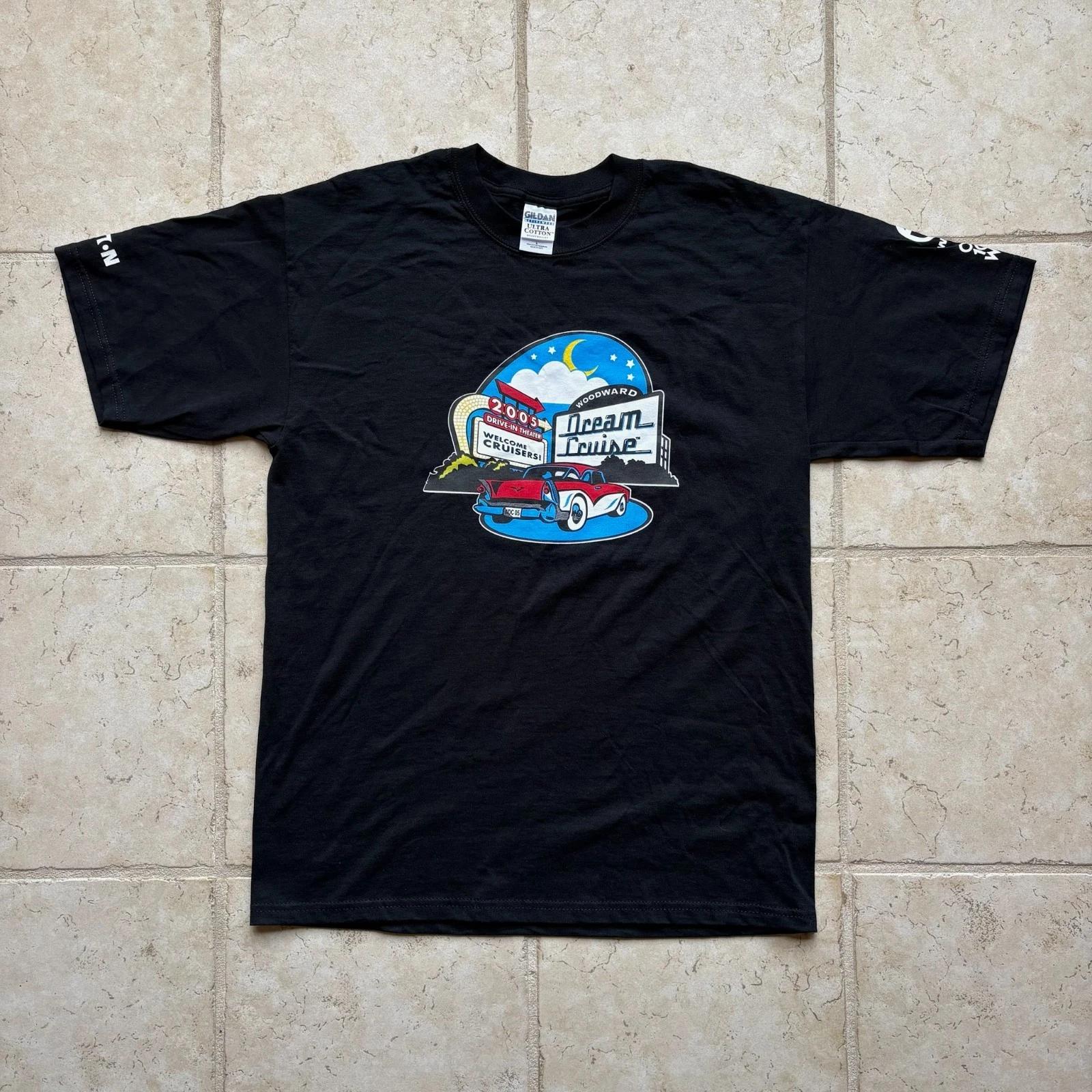 

Y2K / Vintage Woodward Dream Cruise Detroit Graphic Tee Black Car Show Shirt L 4XL