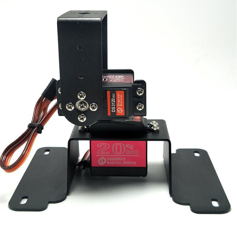 Six-Axis DIY Programmable Robotic Arm Kit with Servo Gimbal and Claw Platform