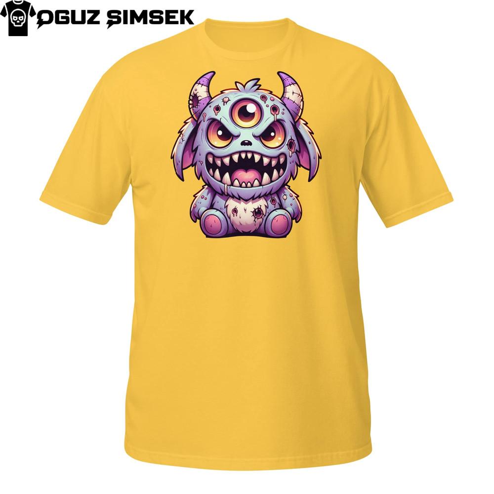 

3-Eyed Cute Monster T-Shirt | Pastel Goth Plush Horror Design | Creepy Kawaii 4XL