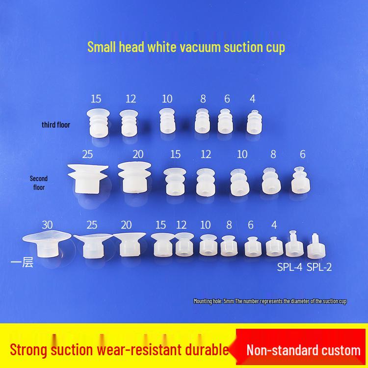 Triple-Layer Vacuum Release Silicone Nozzle for Robotic Arm