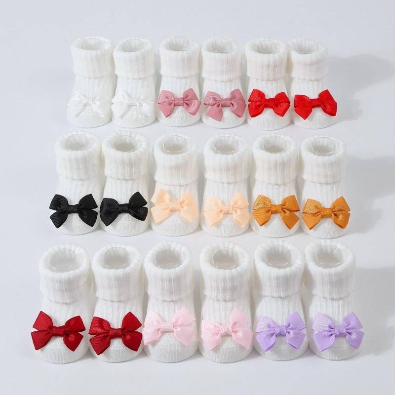Baby Strick Socken Kopfbedeckung Prinzessinnen Stil Baby Mädchen Stirnband Socken Modische Haaraccessoires für Säuglinge & Babys