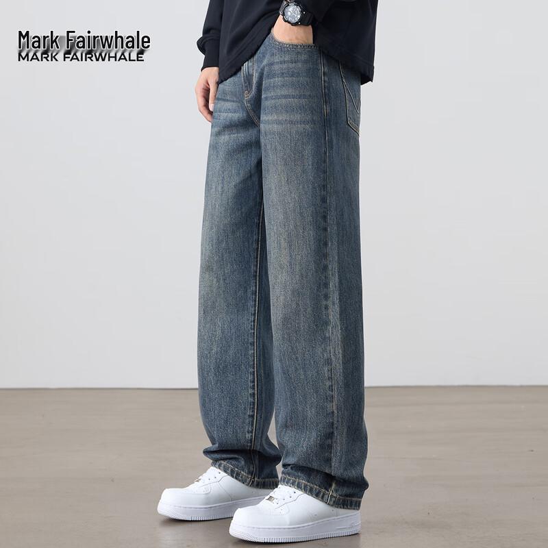 Mark Fairwhale Men's Loose Straight Leg Jeans