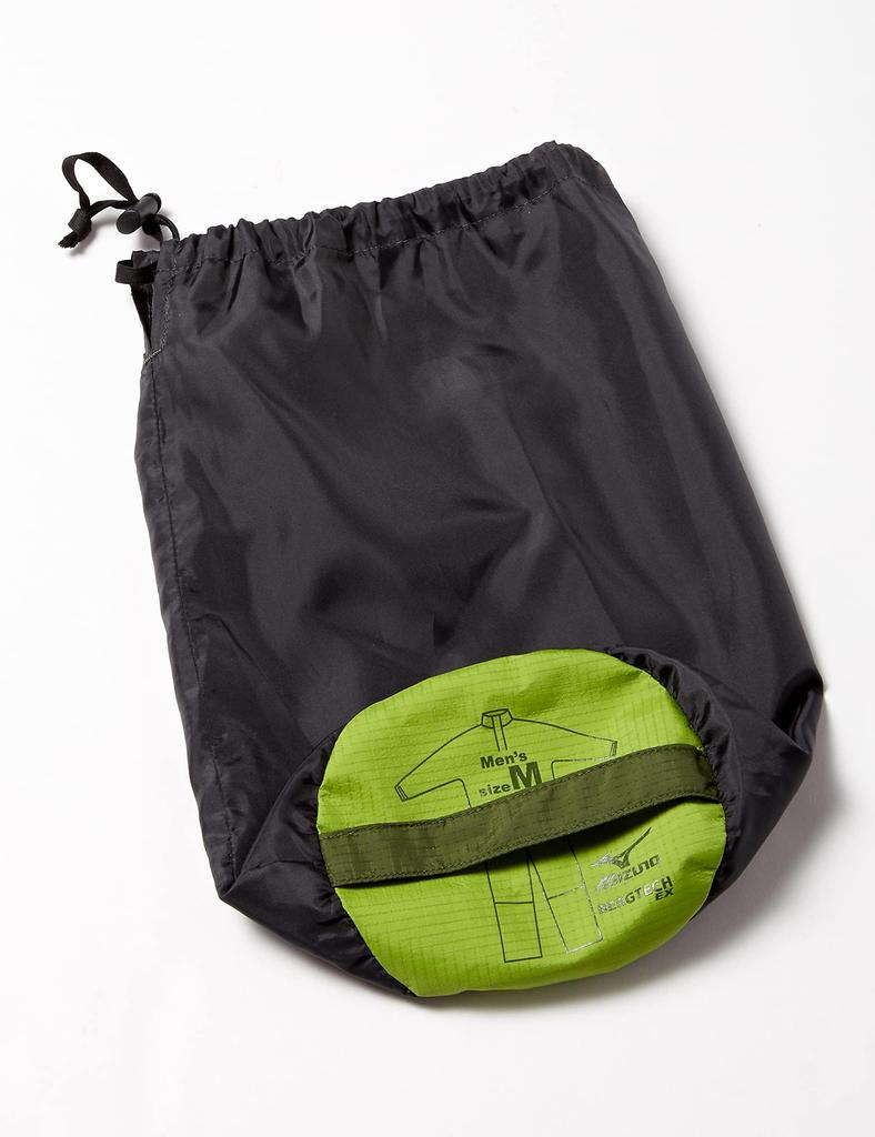 Mizuno Berg Tech EX Storm Saber V Size 100 Durable Water Water Resistance of Over A2JG4A01 Men's Rainsuit, Pistachio, M, Washes, Repellency, 30,000mm,