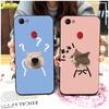 Silicone Cute Phone Case For OPPO F7 Waterproof Fashion Design Full wrap Protective Couple Dirt-resistant Anti-dust TPU