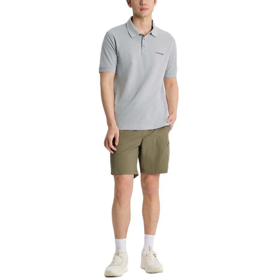 Columbia Casual Outdoor Polo Shirt Men's Gray XE9173-039