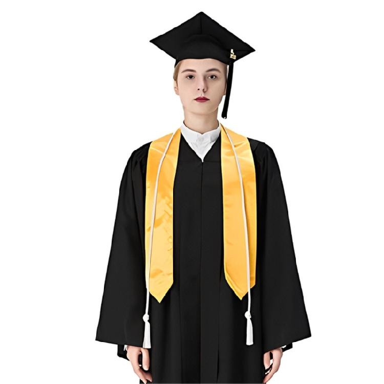 Jednokolorowy pas na zakończenie studiów Stola Pas fotograficzny do nauki dla nastolatków