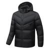 Herren Winter Baumwolljacke mit Kapuze Lässig Kurz Schlankmachend Mode Gerippter Baumwollmantel Grenzüberschreitende Parkas