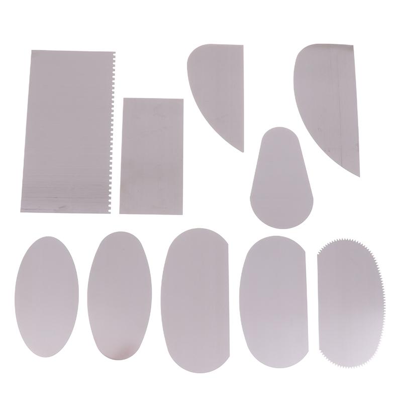 

10 шт./набор Инструмент для лепки из глины Инструмент для скульптуры из глины Формование керамики Инструменты для лепки из нержавеющей стали Скребок Керамический инструмент Скребок для глины серебряный