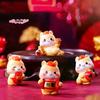 2026 New Year Cartoon Lucky Horse Figurines Miniatures Micro Landscape Home Desk Decorations Room Decor Gift Ornaments
