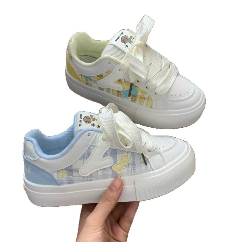 Thick-soled Board Shoes, Versatile Casual Shoes, Student Height-increasing Shoes for Women