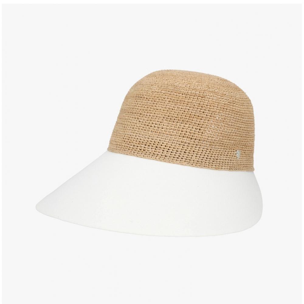 Helen Kaminski Visor Sun Cap Blaze Natural Off White Hat50530