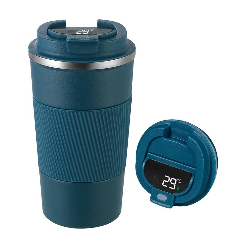 316 Stainless Steel Smart Display Insulated Coffee Mug, Large Capacity with Custom Logo