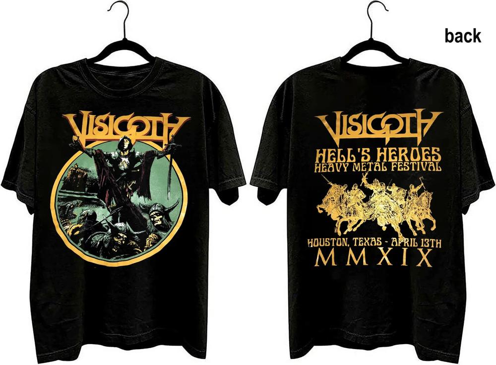 2 Sides Visigoth Hell's Heroes II Festival Shirt Black Unisex S-5XL ND1522
