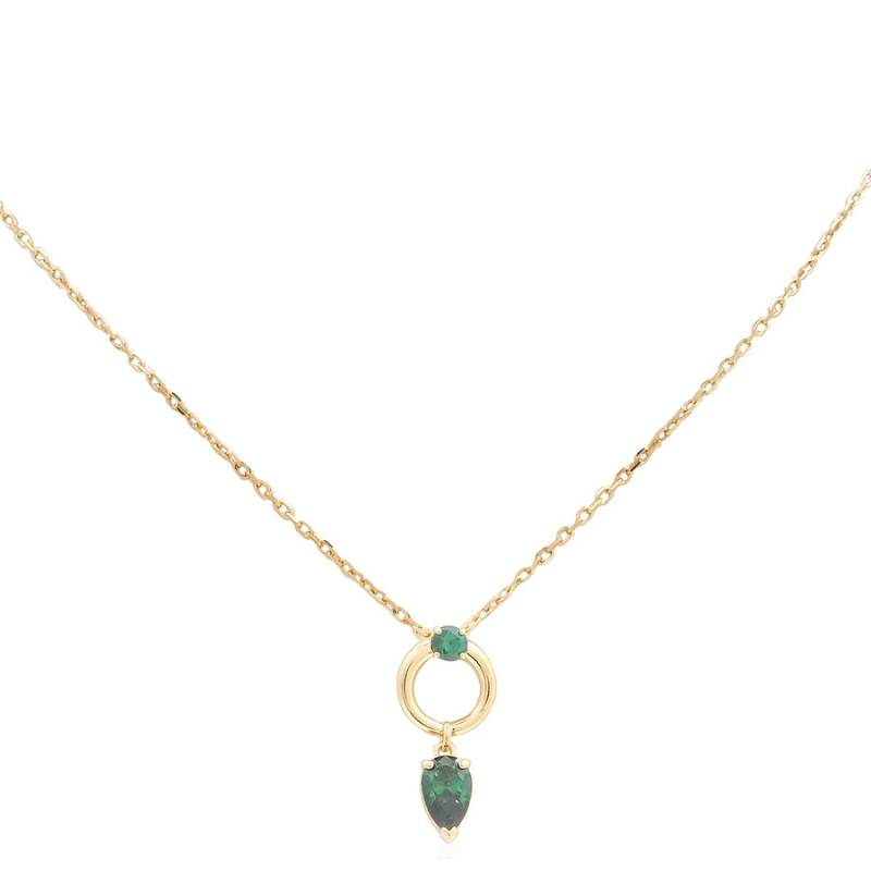

Swarovski Fashion Design Gold Plated Pendant Women jewelry Green 5732484 Box (Random Color)
