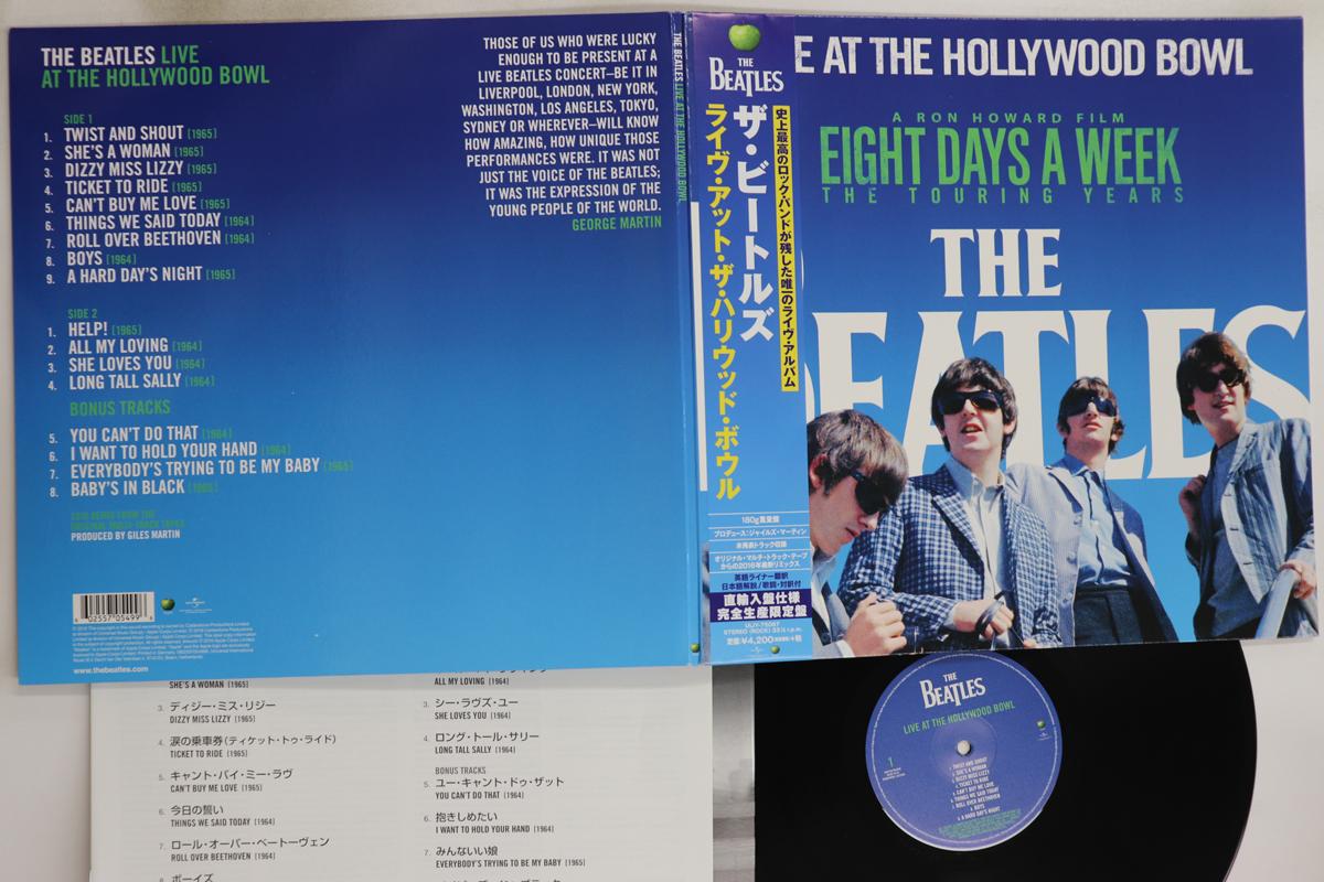 

LP Record BEATLES - Live At The Hollywood Bowl UIJY75067,06025 Apple Records 2016 Japan Obi Rock Used