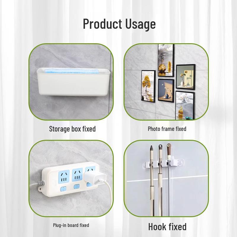 Magiczny Haczyk Dwustronny Klej do Wieszania Obrazów - Bez Wybijania, Bez Śladu, Mocne Wsparcie Ścienne na Ramy Ślubne