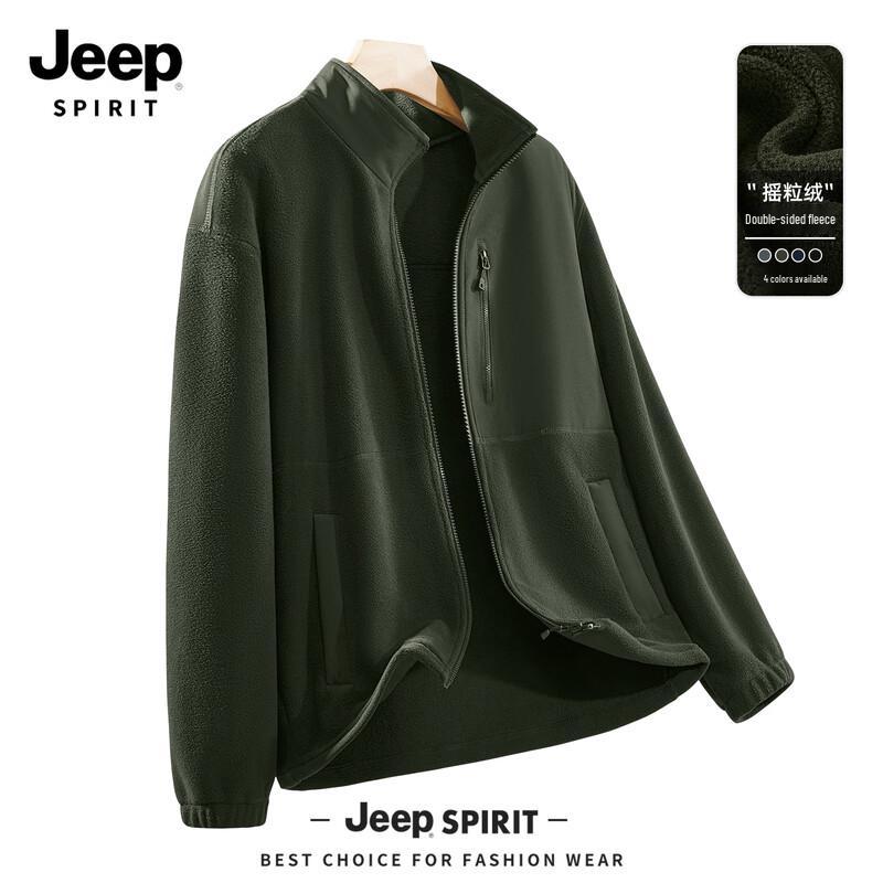 

JEEP SPIRIT Men s 2025 Thickened Casual Shirt Jacket M