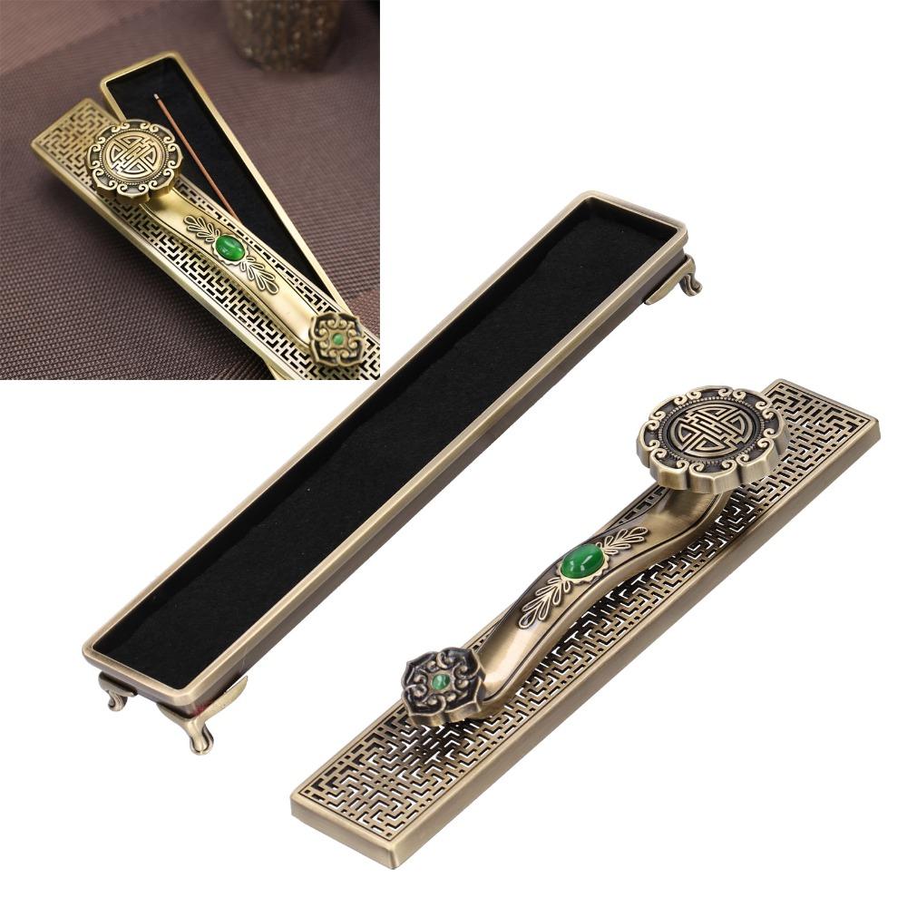 Antique retro style Incense Box Alloy material Aroma Censer Incense Censer Sandalwood burning