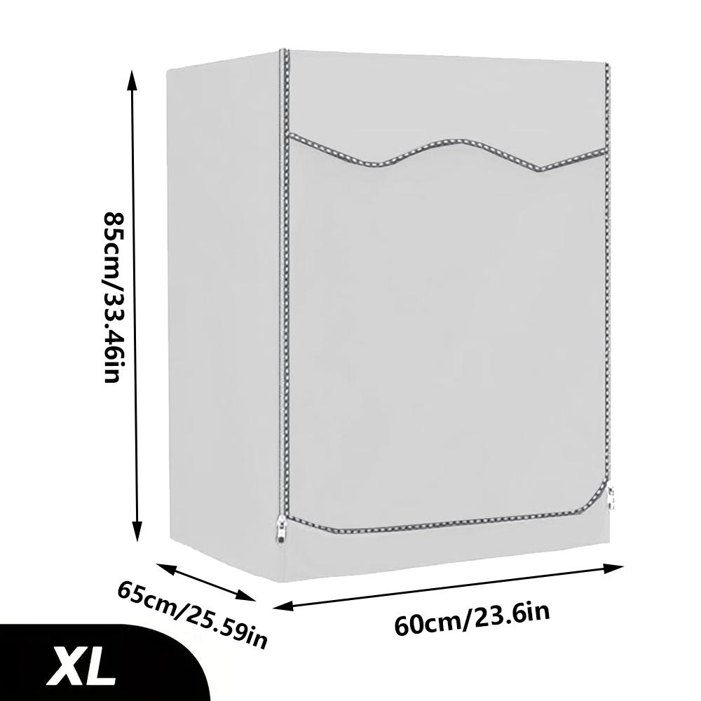 Universal Front Loading WasherDryer Dustproof Cover Fits Most Washers Black 60x65x85cm серебряный 3590₽