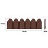 Plonos Gartenbegrenzung 240 cm Pl-960 Braun