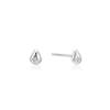Pebble 925 Silver Stud Earrings e043-05H